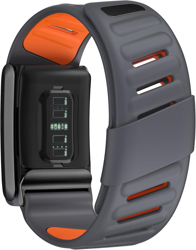 Dado Comfort Durable Silicone Wristband Compatible with WHOOP 4.0 Band, Soft Silicone Sports Loop Strap for Men & Women, with U Shapped Connector - Image 2